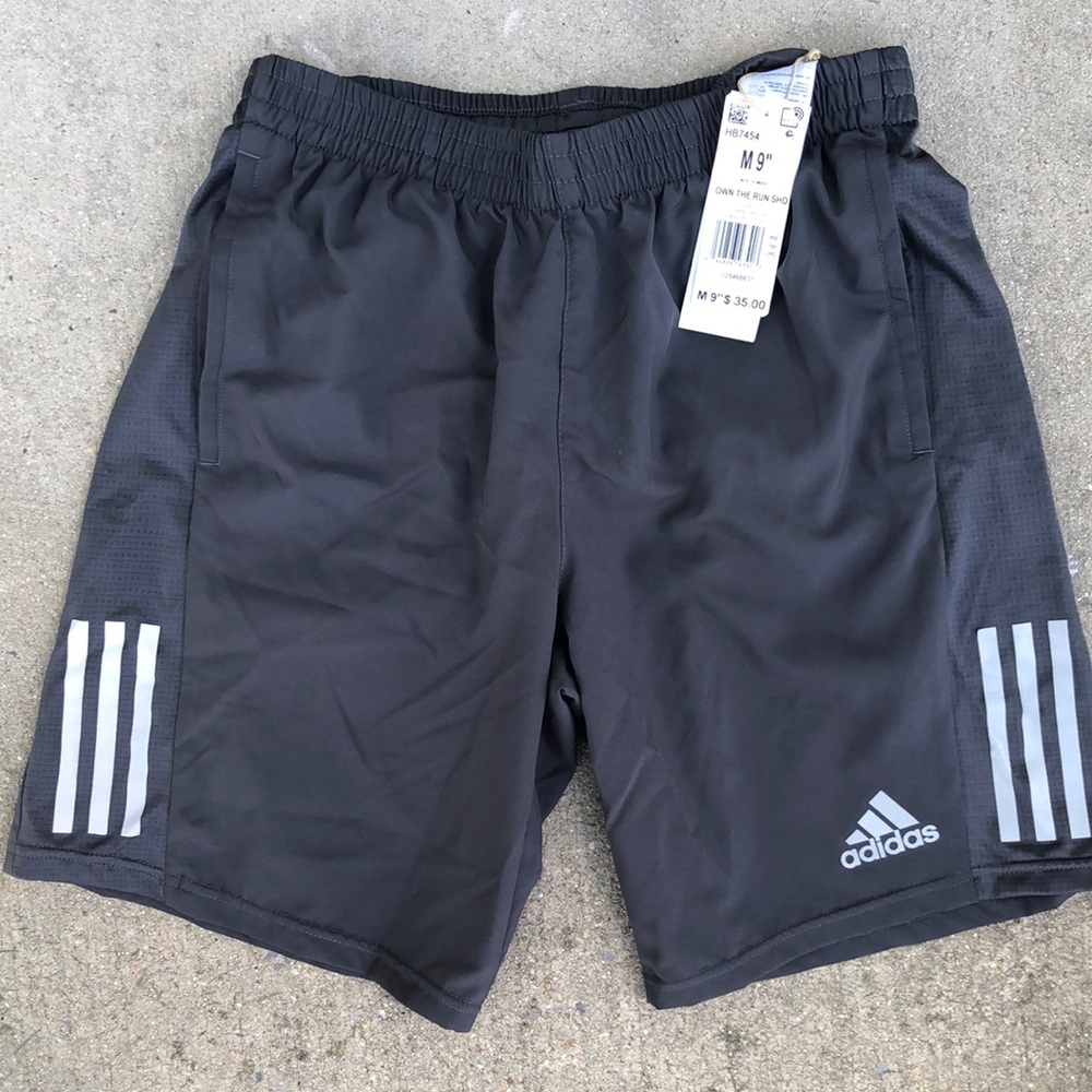 Adidas Grey Own The Run Shorts